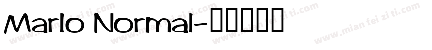 Marlo Normal字体转换
